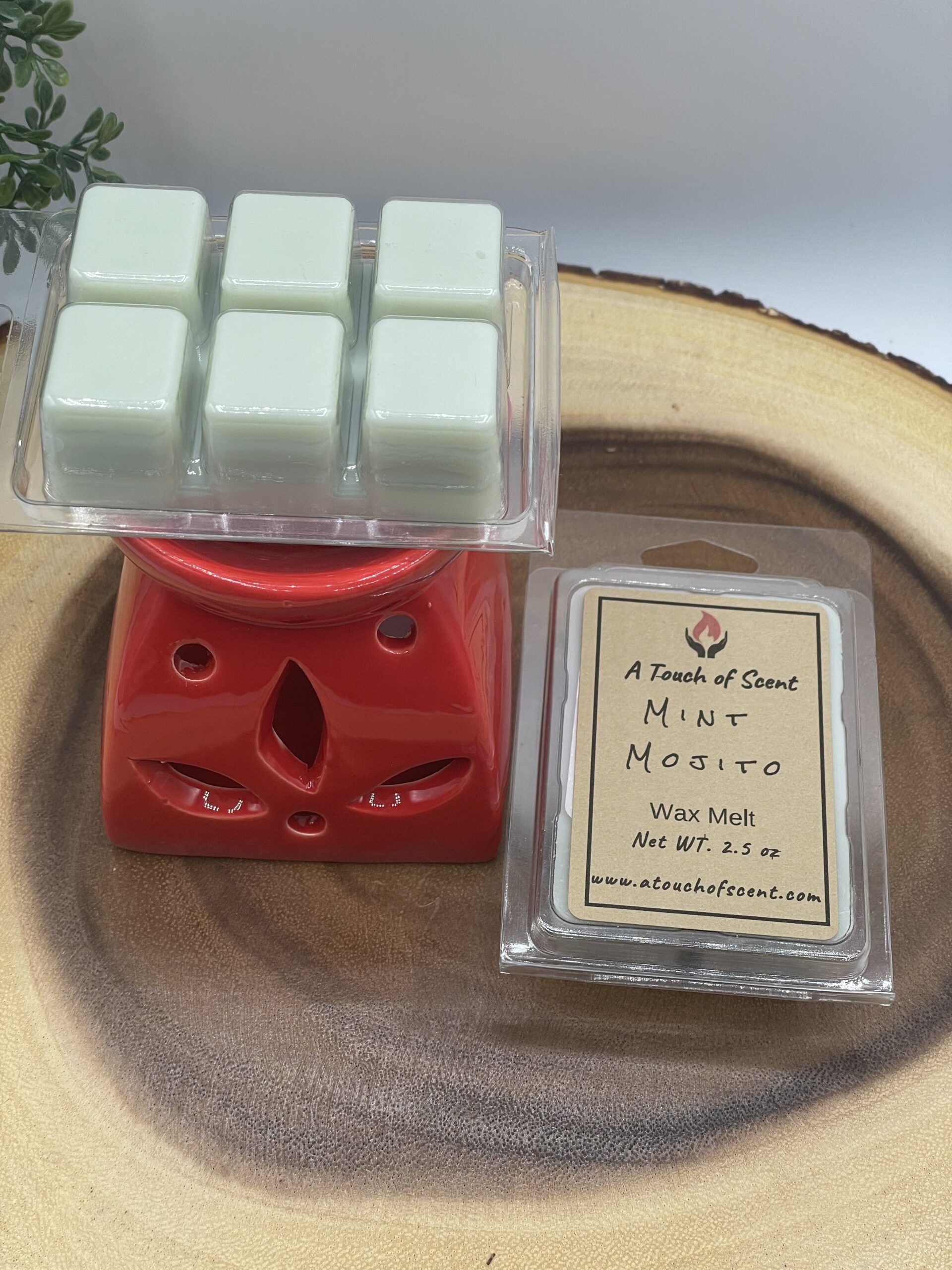2.5 oz. Wax Melts. Calm + Rejuvenate Scents. A Touch Of Scent All